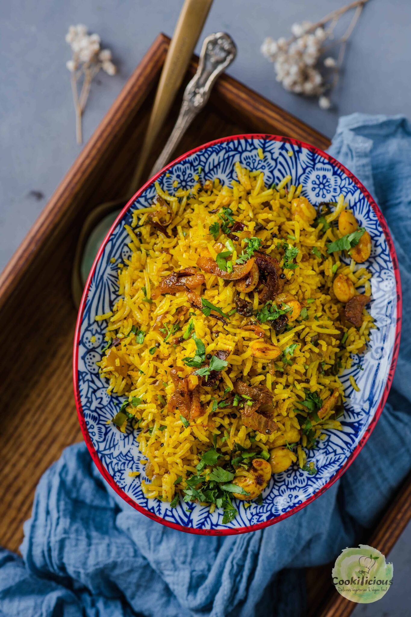 Seasoned Rice Recipe Fodnicha Bhaat Cookilicious