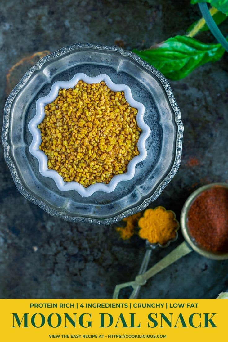 Moong Dal Namkeen Recipe In Hindi Crunchy Moong Dal Snack - Easy Microwave Recipe