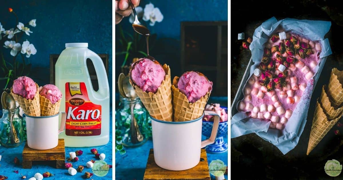 Vegan Strawberry Marshmallow Ice Cream – Cookilicious