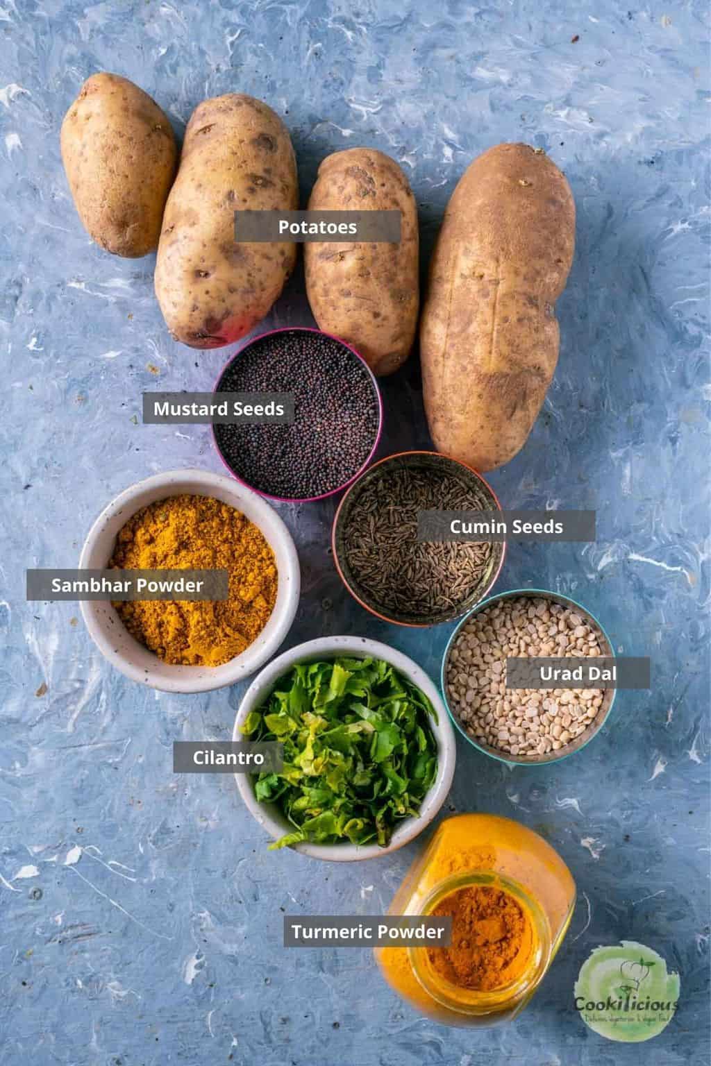 South Indian Spicy Potato Curry Recipe – Cookilicious