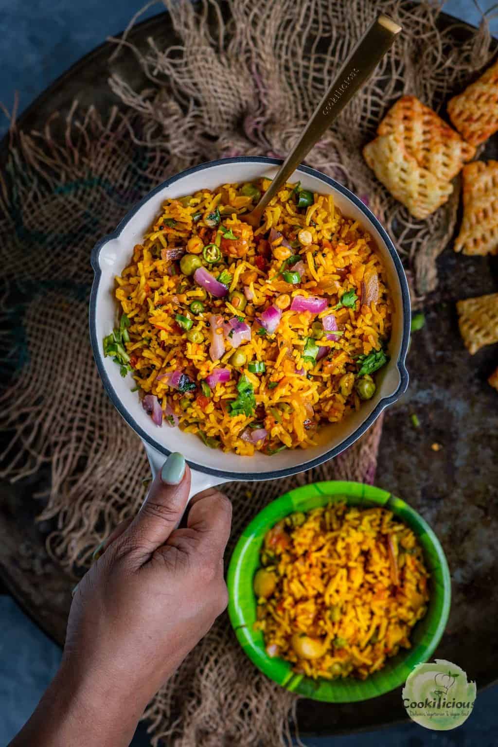 Tomato Rice | Thakkali Sadam – Cookilicious