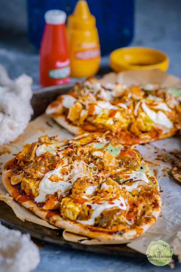 Paneer Naan Pizza Recipe Cookilicious 5078