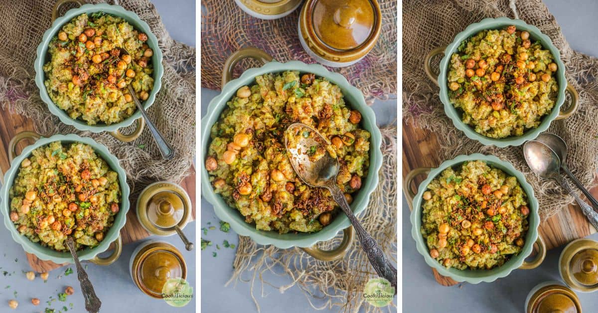 Instant Pot Teff Quinoa Khichdi – Cookilicious