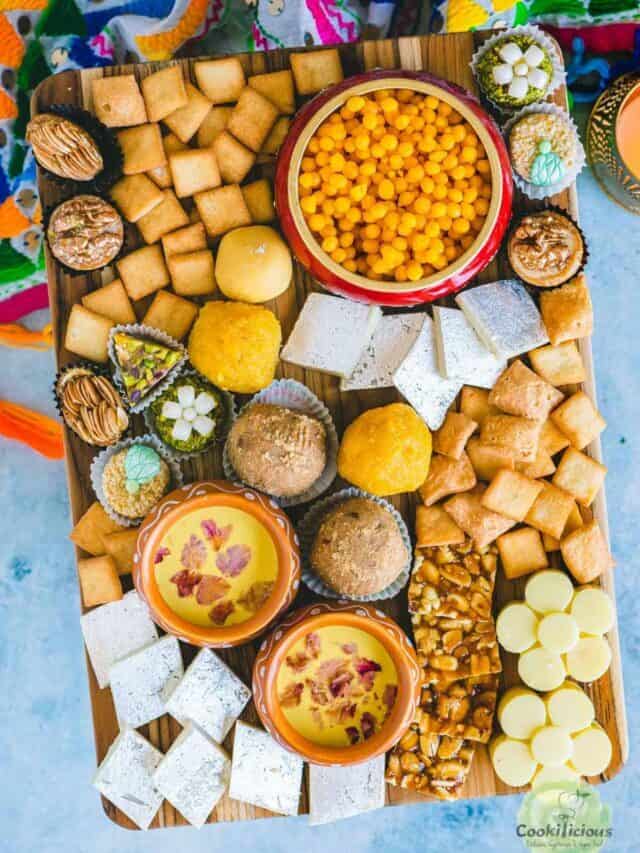 Indian Dessert Charcuterie Board