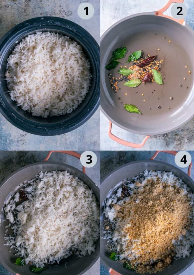 Easy Sesame Rice Recipe - Ellu Sadam with Homemade Ellu Podi – Cookilicious