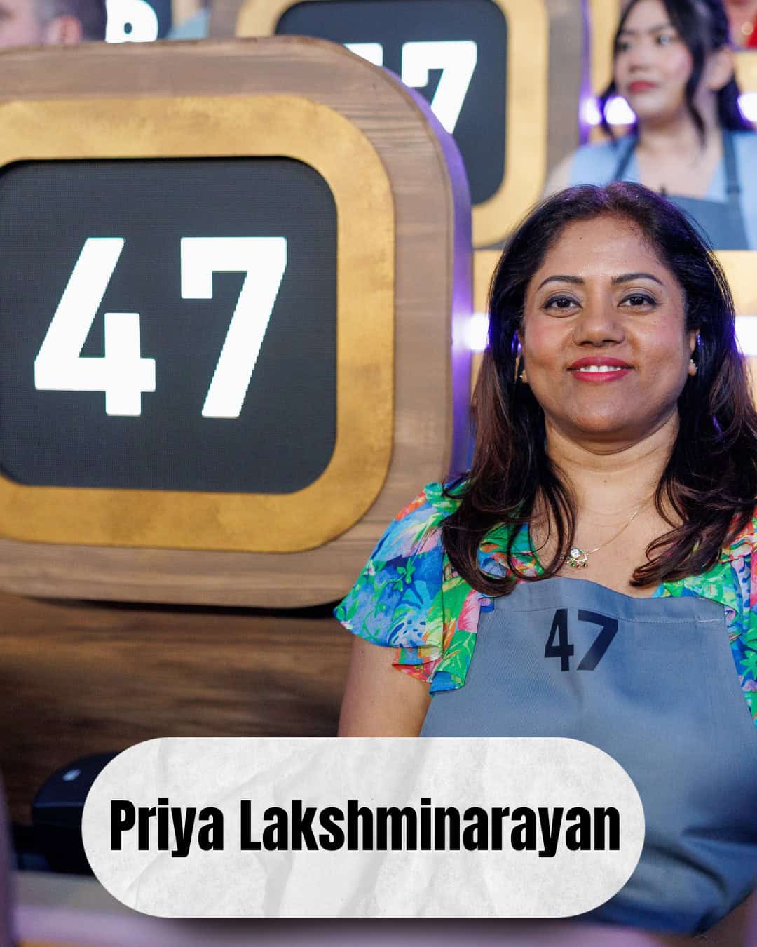 Priya Lakshminarayan is a contestant on Food Network's 100 Cooks.